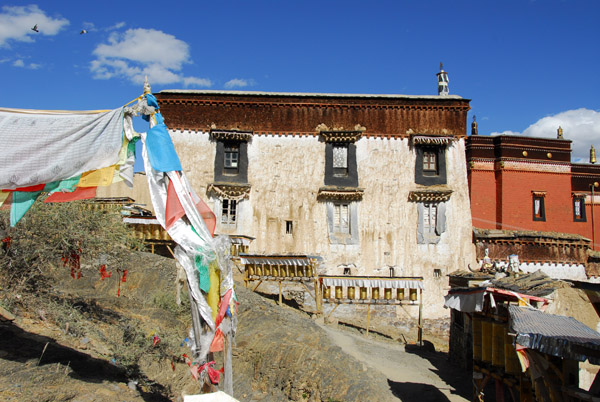 Northwest corner of Tashilhunpo Monastery with the kora circuit