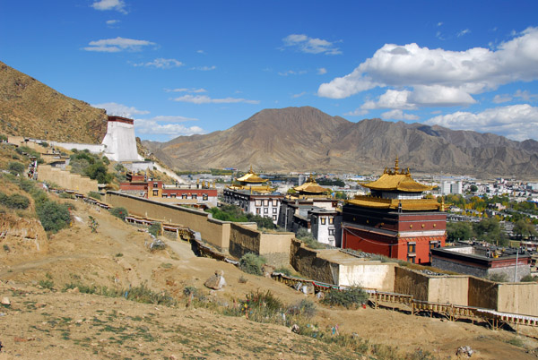 Tashilhunpo Monastery from the northwest
