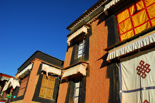 Nartang Monastery, restored after destruction during the Cultural Revolution