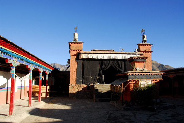 Small chapel rebuilt in 1987 at Nartang Monastery