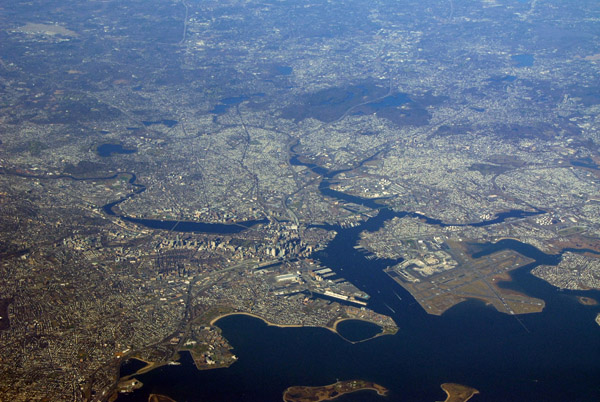 Greater Boston from the southeast