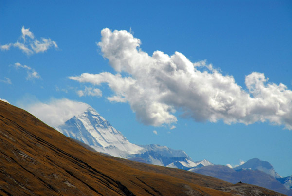 Mount Everest, about 85 km away