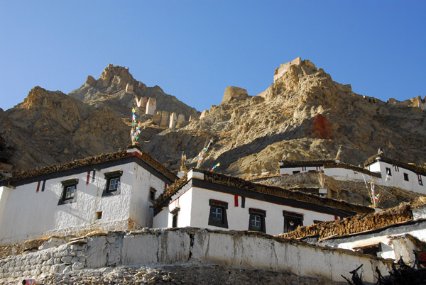 Shegar Dzong high above the old town