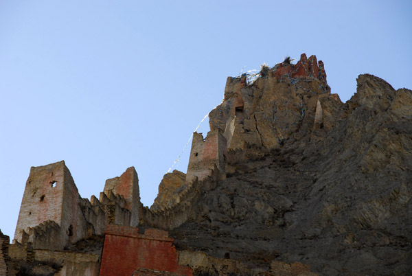 The summit of Shegar Dzong