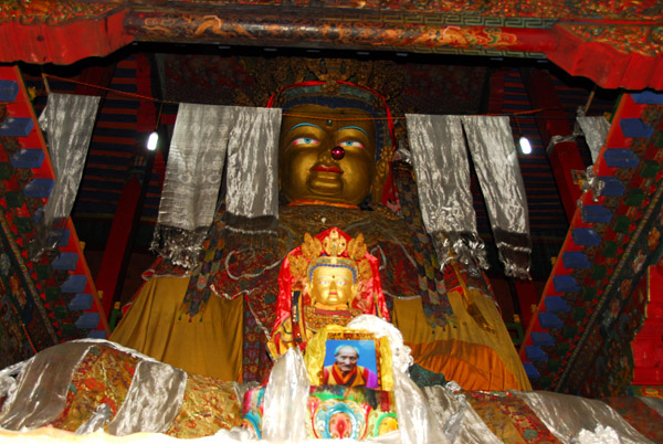 Colossal statue of Jampa (Maitreya) the Future Buddha