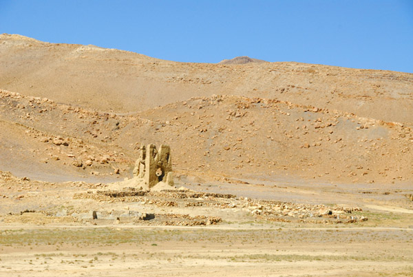 Ruins which may date to the 1791 invasion of Tibet by Nepal