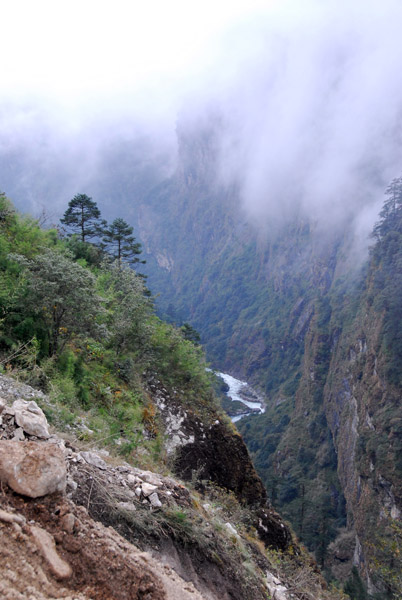 Matsang Tsangpo River valley leading to Nepal