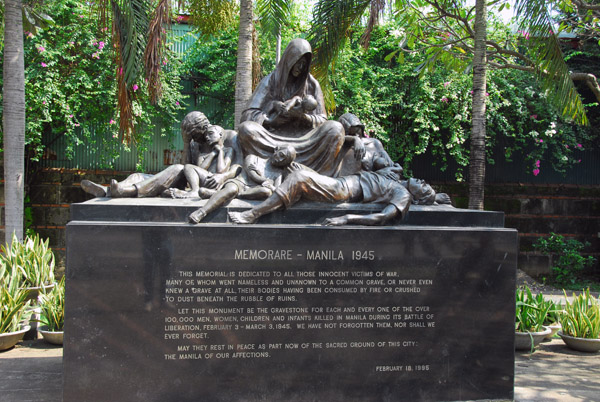 Memorare - Manila 1945, corner of Anda and General Luna Streets, Intramuros