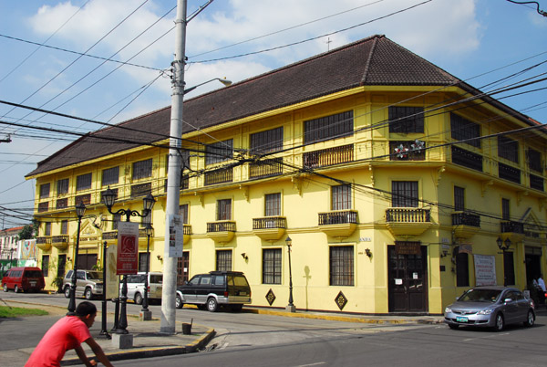 Restored Spanish colonial building on the NW corner of Anda and Gen. Luna Streets, Intramuros