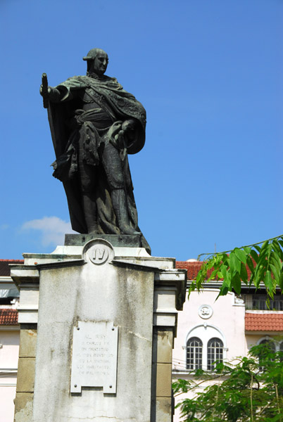Charles IV of Spain in front of Manila Cathedral