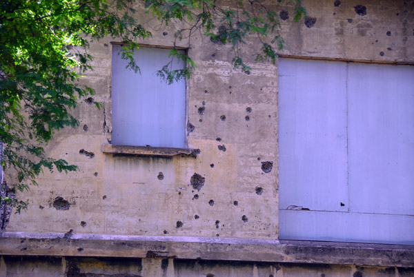 World War II-era bullet scars, Fort Santiago