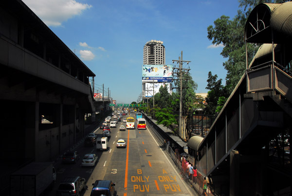 EDSA from Ortigas MRT