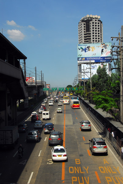 EDSA from Ortigas MRT