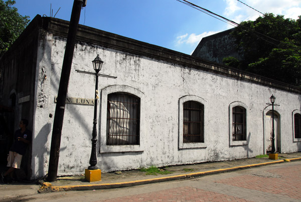 Pockets of Spanish colonial architecture remain in Intramuros, corner of Santa Clara and General Luna Streets