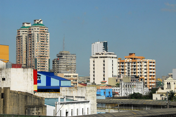 View from Recto LRT station, Manila