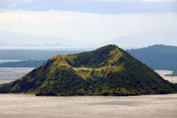 Binitiang Malaki, the most distinctive crater on Volcano Island