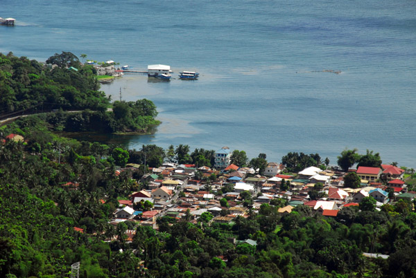 Barangay Leynes on the shores of Lake Taal