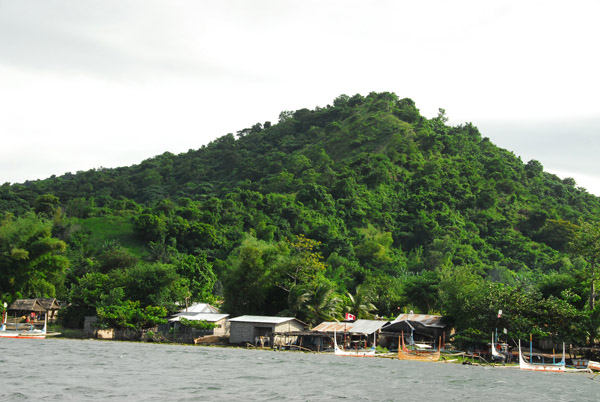 Village of San Isidro on Volcano Island, Lake Taal