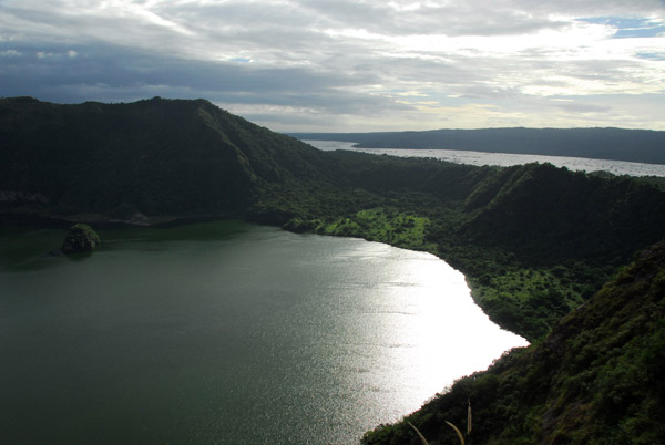 Late afternoon, Lake Taal's crater lake