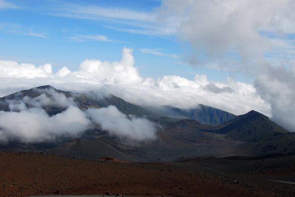 View from the summit of Mount Haleakala