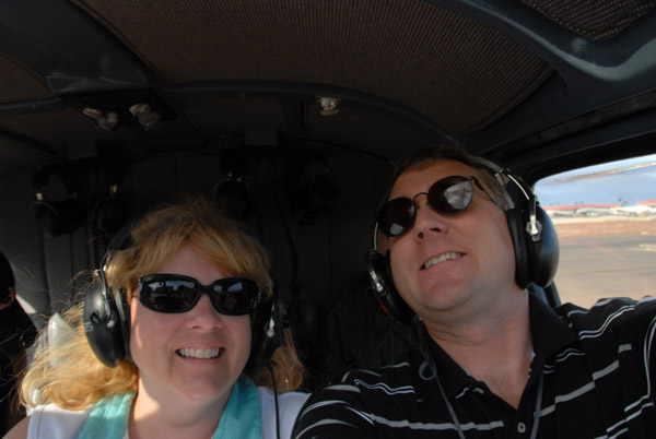 Me and Deb in the front seat