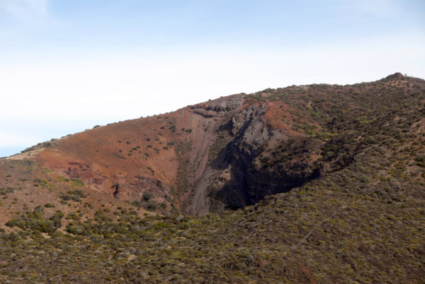 Medium-sized crater on the south side of Haleakala