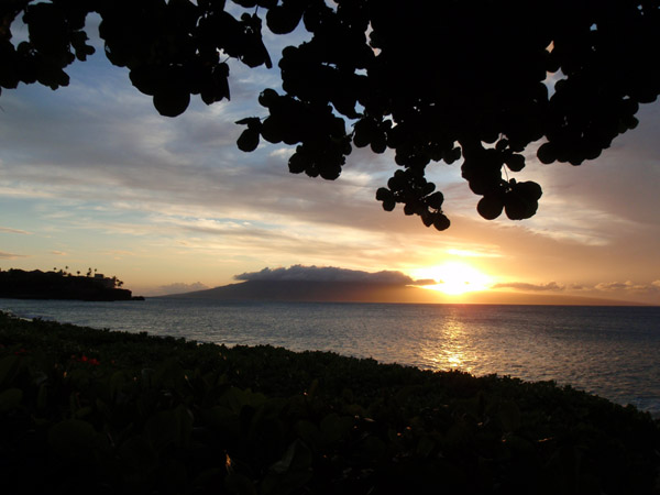 Sunset from Ka'anapali Beach, Maui