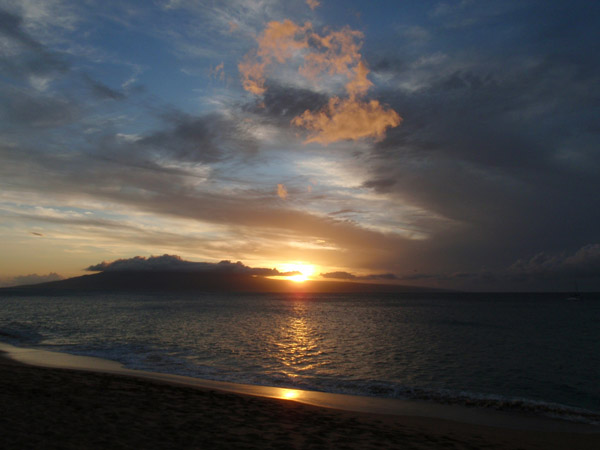 Sunset from Ka'anapali Beach, Maui