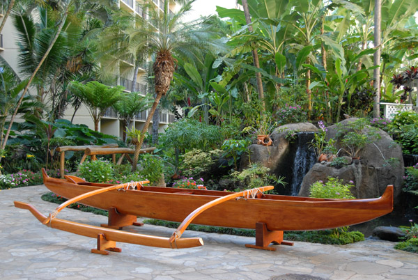 Outrigger canoe, Resortquest Ka'anapali Shores