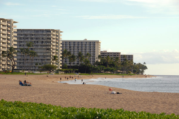 Farther south of Ka'anapali Beach - The Whaler, the Westin and the Marriott