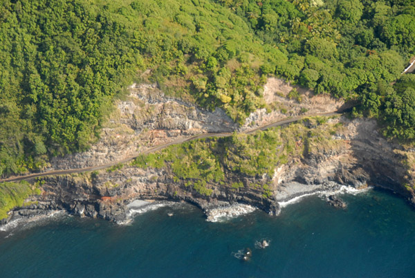 A stretch of the Piilani Highway - the back road to Hana - along the isolated southeast coast of Maui