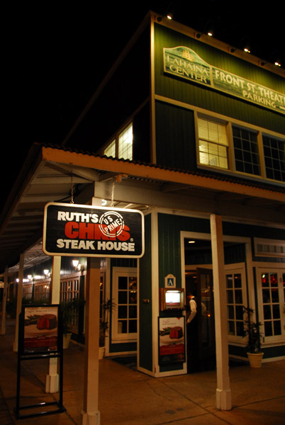 Dinner at Ruth's Chris Steak House, Lahaina
