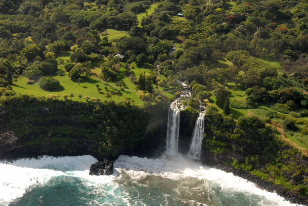 Beautiful stretch of the northeast Maui coast best seen from the air