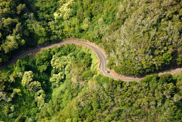 Hana Highway along Honomanu Bay and Kaumahina State Wayside Park