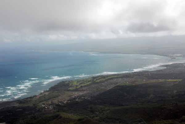 Circling around from the north side of the West Maui Mountains to the Iao Valley on the east side