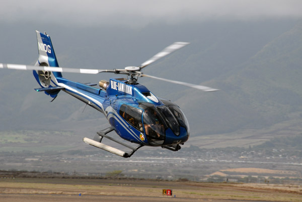 Blue Hawaiian Eurocopter EC 130 B4 (N11QG) taking off from Maui