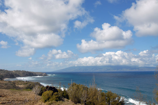 North coast of Maui looking west to Molokai