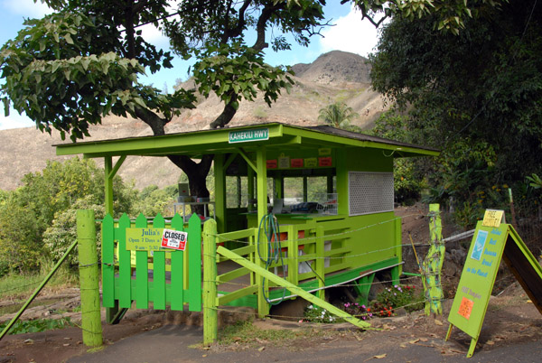 Julia's loss...on break, Kahakuloa