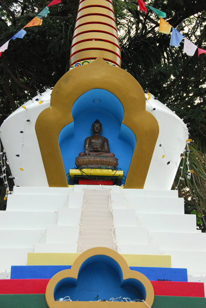 Stupa of the Tibetan Buddhist temple in Paia