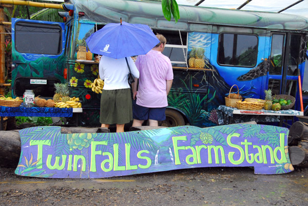 Twin Falls Farm Stand along the Hana Highway
