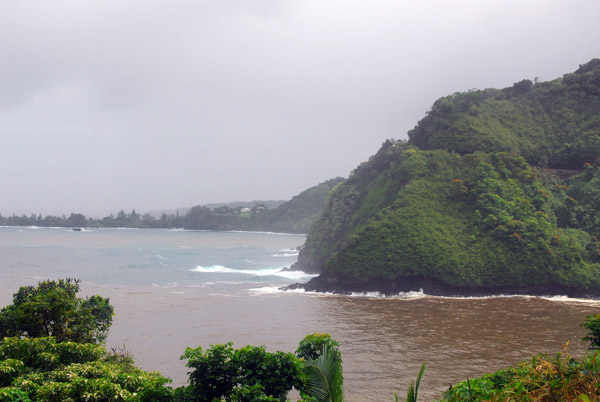 The north east coast of Maui from the Hana Highway