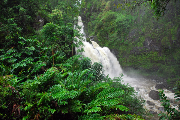...for waterfalls, I guess it's good that we had a rainy day...lots of water flowing