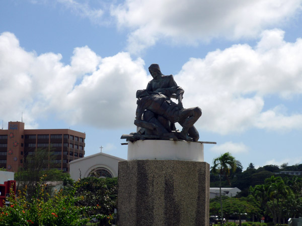 The Piet of Hagta, memorial to Guam's fallen heroes, Skinner Plaza