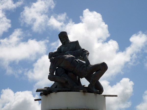 The Pietà of Hagåtña, memorial to Guam's fallen heroes, Skinner Plaza