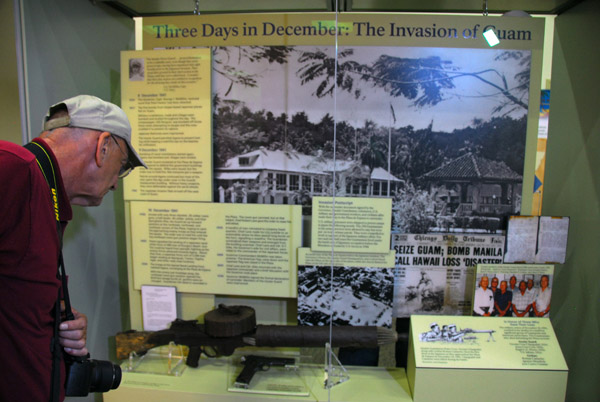 War in the Pacific National Historic Park visitor's center, the Invasion of Guam