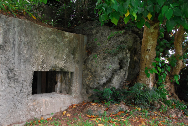 Japanese bunker at Ga'an Point