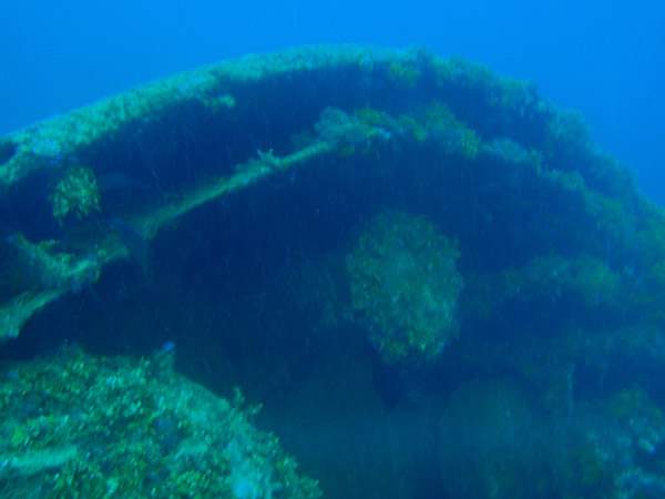 Top of the stack of the Tokai Maru