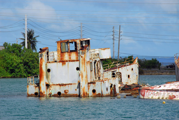 Actually, you don't need to go far for a wreck dive - this one is right near the dock