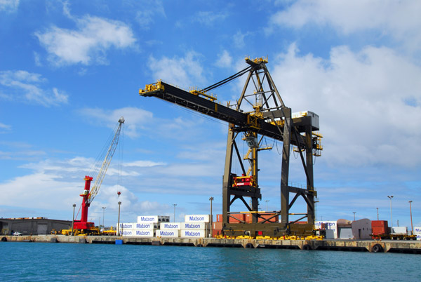 Giant crane, Port of Guam