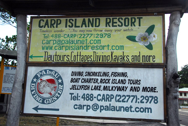 Carp Island Resort would have been a better option for diving...saves the long boat ride each way